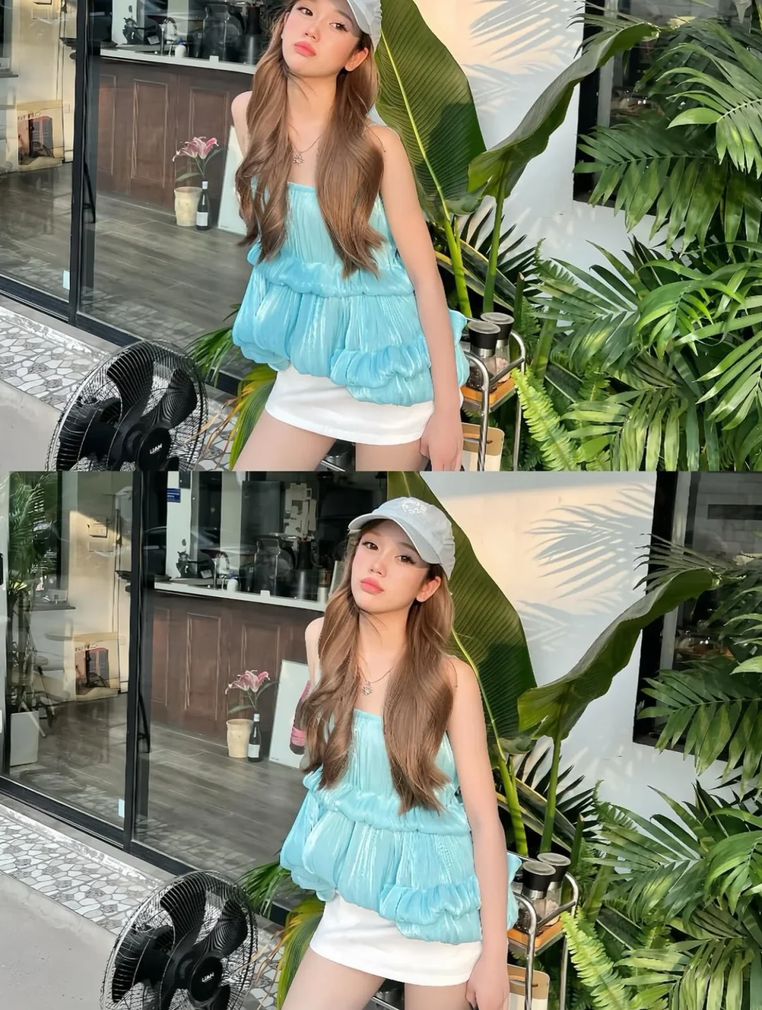 Photo 7 of Áo babydoll xanh mint Gonghaze Jubilee