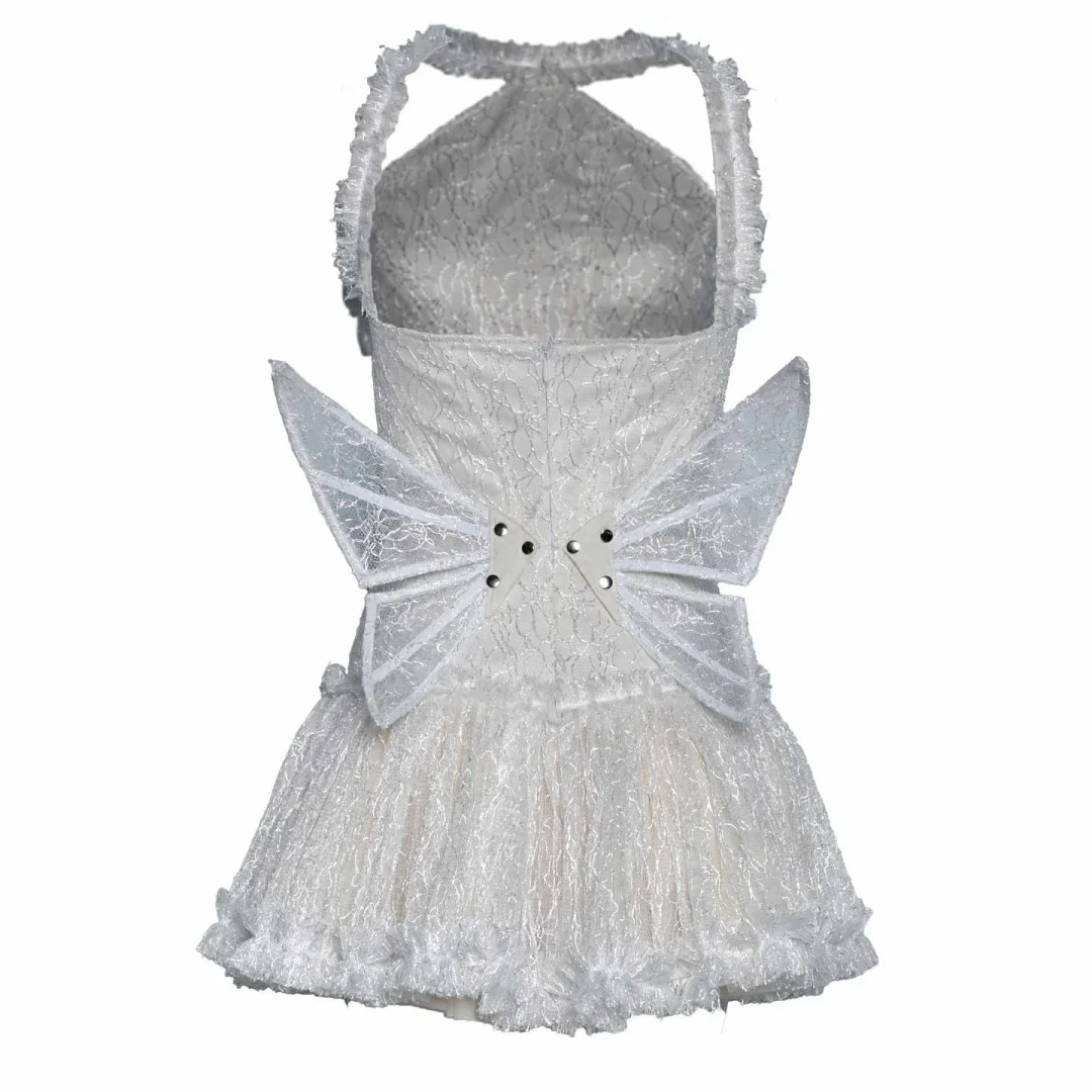 Ảnh 3 của Váy Foam Dress ren trắng LA LUNE