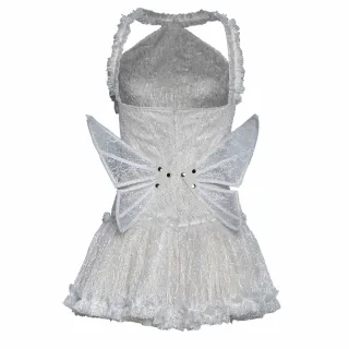 Ảnh 3 của Váy Foam Dress ren trắng LA LUNE