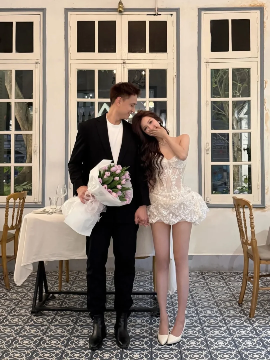 Ảnh 3 của Váy corset ren be ngắn Julie