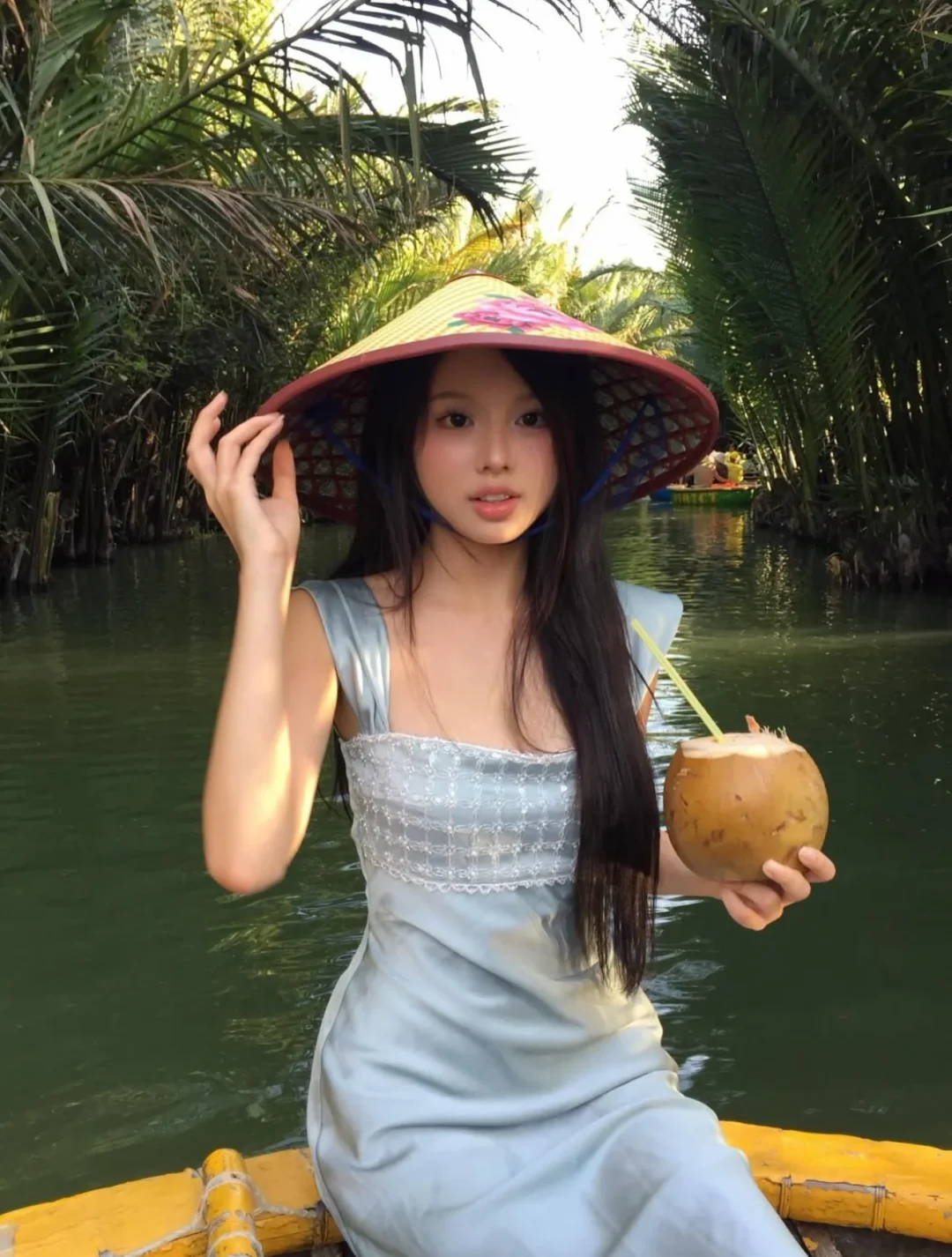 Photo 8 of Váy lụa xanh Siena Dress Lattitude