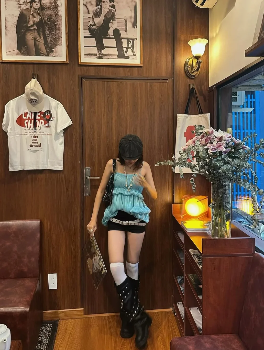 Photo 10 of Áo babydoll xanh mint Gonghaze Jubilee