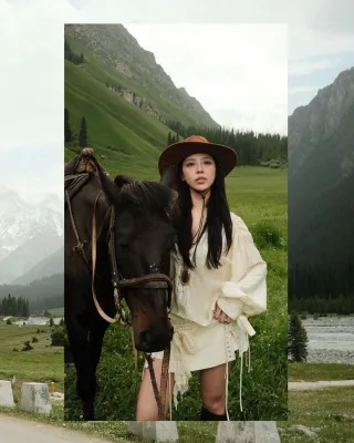 Photo 3 of Set boho Jirene Fei SK0002 trắng kem