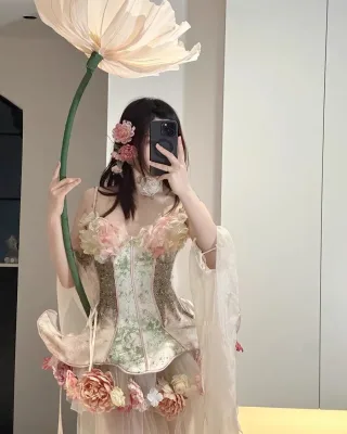 Photo 4 of Set váy corset fairy core Blood Supply