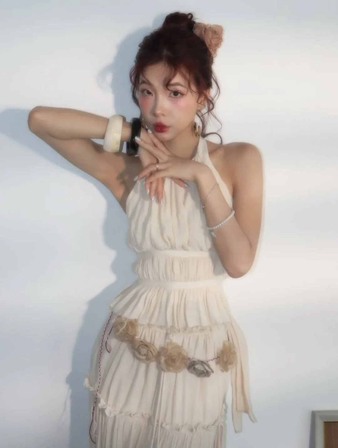 Ảnh 6 của Set Váy Maxi Boho Vyve Kèm Vòng Hoa