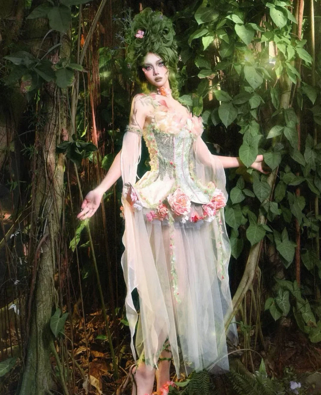 Ảnh 10 của Set váy Forest Fairy corset Blood Supply
